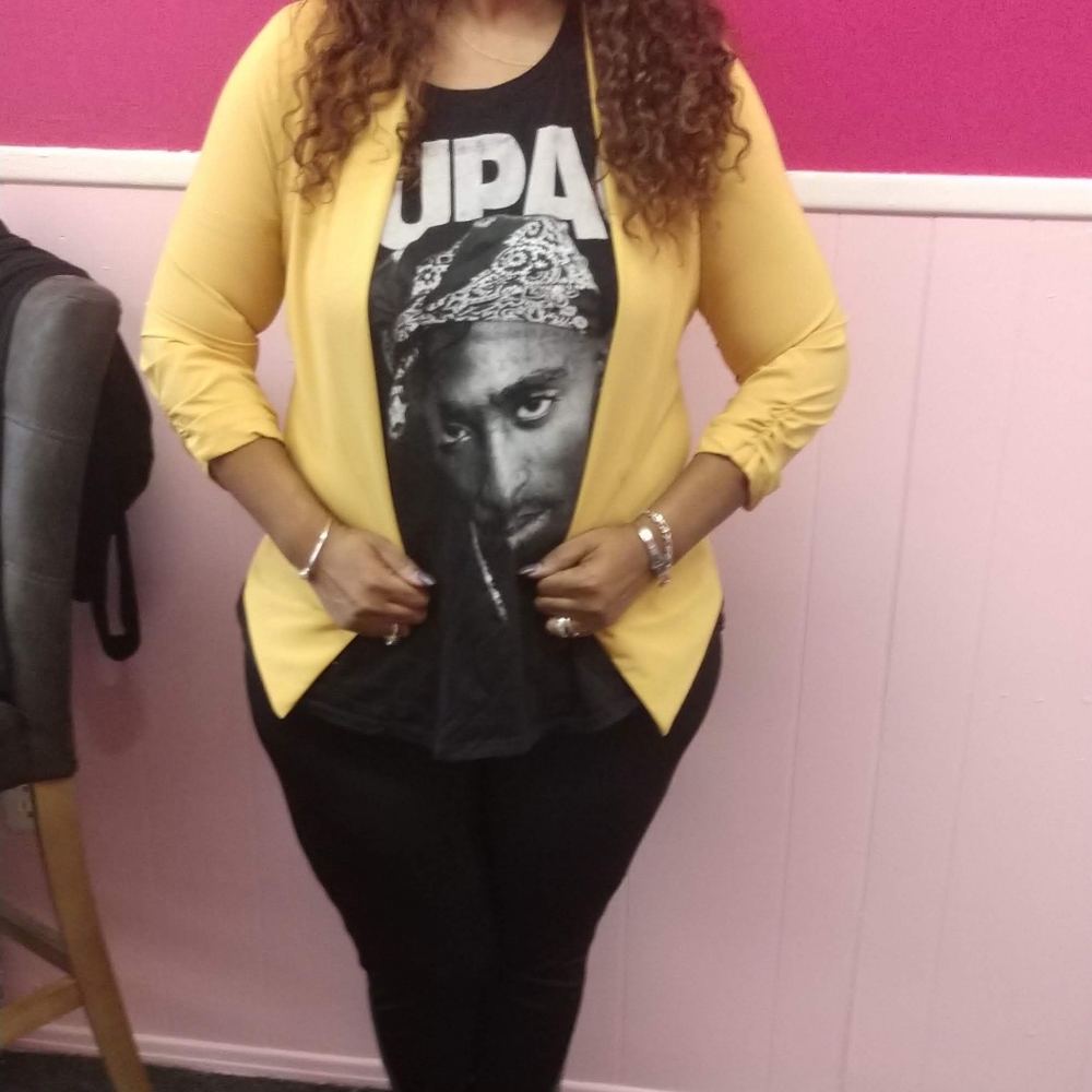 Mustard Yellow Crop Blazer